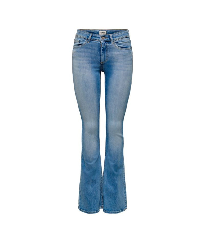 Pantalon Only blush Mid Flared Tai467 Light...