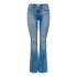 Pantalon Only blush Mid Flared Tai467 Light Blue Denim Femme