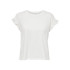 T-shirt Only Onliris/S Emb Cloud Dancer Femme