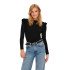 Sweat Only sia Sally Ruffle Noir Femme