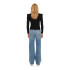 Sweat Only sia Sally Ruffle Noir Femme