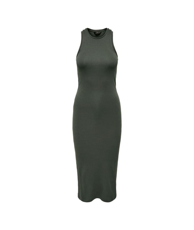Robe Only Onlbelfast S/L Midi Dress Jrs Noos...