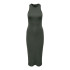 Robe Only Onlbelfast S/L Midi Dress Jrs Noos Beluga