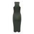 Robe Only Onlbelfast S/L Midi Dress Jrs Noos Beluga