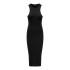 Robe Only Onlbelfast S/L Midi Dress Jrs Noos Noir