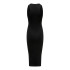 Robe Only Onlbelfast S/L Midi Dress Jrs Noos Noir
