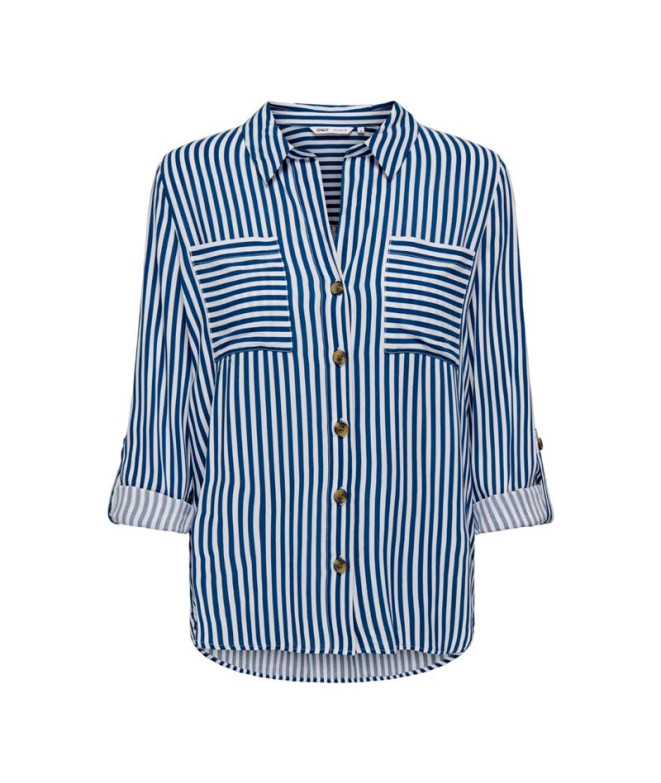 Chemises Only yasmin Peacoat Femme