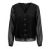 T-shirt Only luna V- Ptm Black Femme