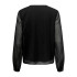 T-shirt Only luna V- Ptm Black Femme