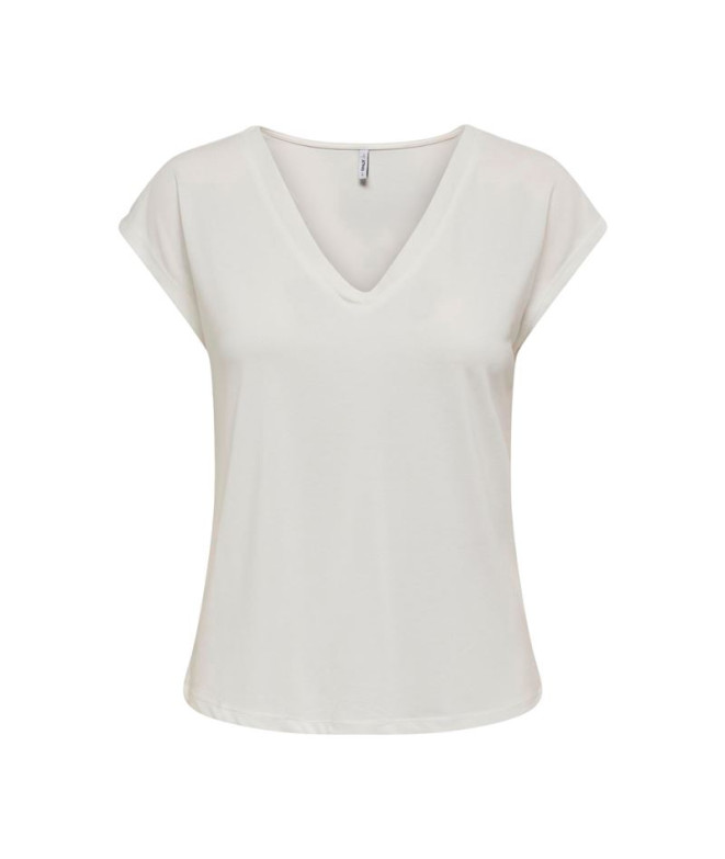 T-shirt Only Onlfree Life Mod.V-Neck Cloud...