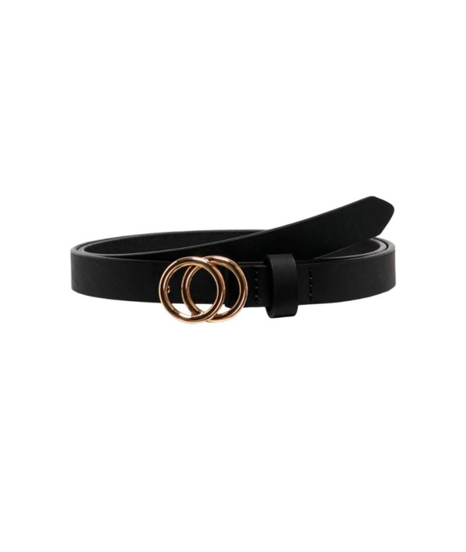 Ceinture Only jeans slim rasmi noir Femme