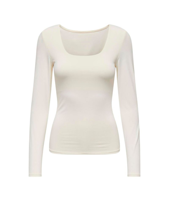 T-shirt Only ea 2-Way Deep Cloud Dancer Femme
