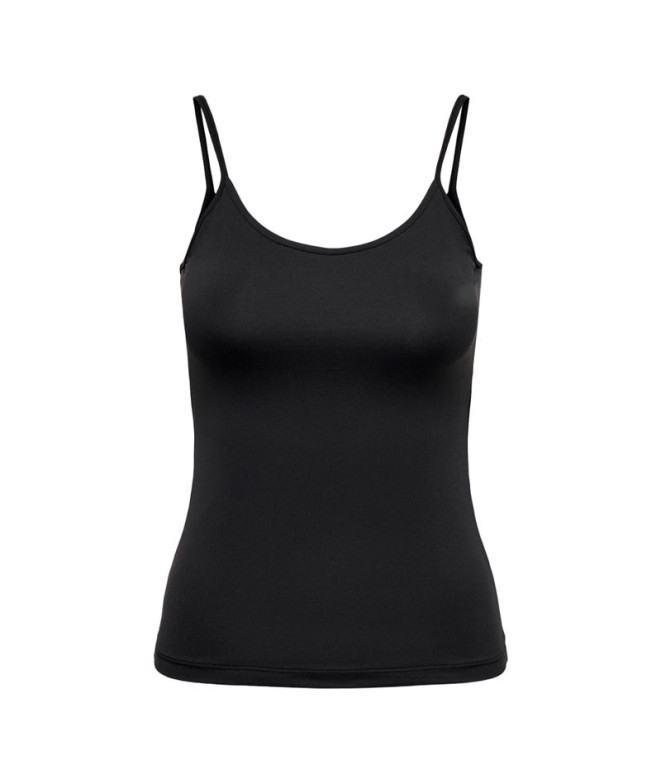 T-shirt Only ea S/L New Singlet Black Femme