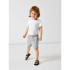 Pantalons Décontracté Name It mvermo Gris Mélange Enfant