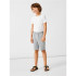 Pantalons Décontracté Name It mvermo Gris Mélange Enfant