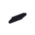 Chaussettes Nom du produit nancle 7P Solid Black Unisexe