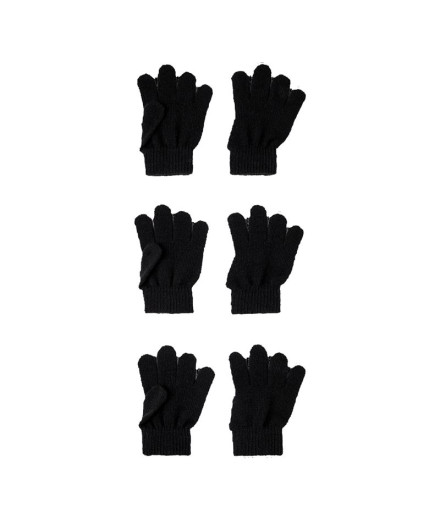 Gants Name it nmagic Gloves 3P Black Unisexe