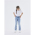 Pantalon Name it fpolly Jean skinny 1142-Au Denim bleu clair Femme