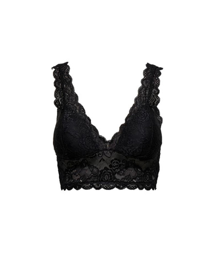 Soutien-gorge Only Onlchloe Dentelle Noir Femme