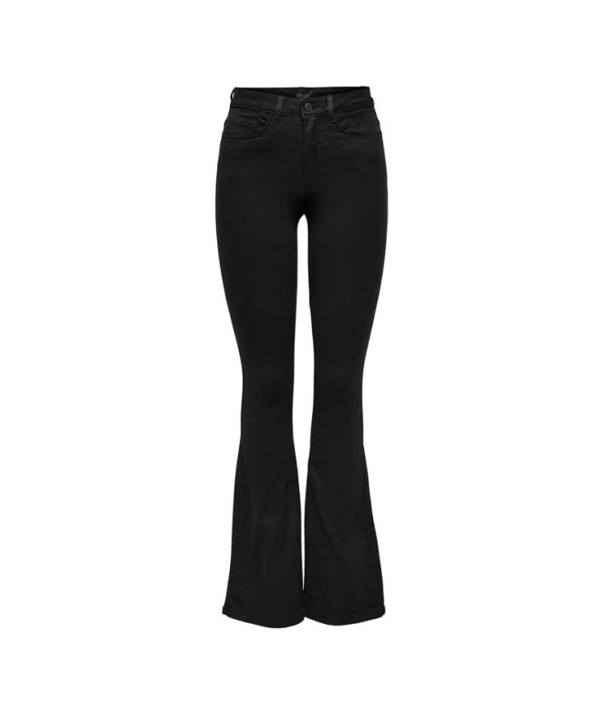 Jeans Only royal High et Flare 600 Black Femme