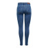 Jeans Only power Mid Push up Jeans Skinny Dark Blue Denim Femme