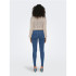 Jeans Only power Mid Push up Jeans Skinny Dark Blue Denim Femme