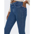 Jeans Only power Mid Push up Jeans Skinny Dark Blue Denim Femme