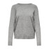 Only lesly Kings Medium Grey Melange Sweater Femme