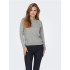 Only lesly Kings Medium Grey Melange Sweater Femme
