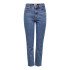 Jeans Only emily HW Jeans Droits Bleu Foncé Denim Femme