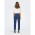 Jeans Only emily HW Jeans Droits Bleu Foncé Denim Femme