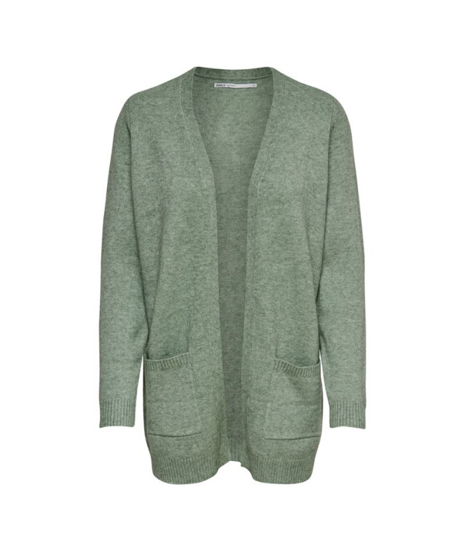 Sweat Only Onllesly Open Cardigan Basil Femme