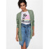 Sweat Only Onllesly Open Cardigan Basil Femme