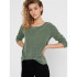 T-shirt Only Onlalba 3/4 Bay Green Femme