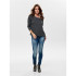 T-shirt Only alba 3/4 Gris foncé Femme