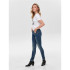 Jeans Only Coral Superlow Jeans Skinny Dark Blue Denim Femme