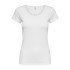 T-shirt Only live Love S/S O White Femme
