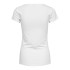 T-shirt Only live Love S/S O White Femme