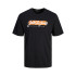 T-shirt Jack and Jones tiley Crew Noir Homme