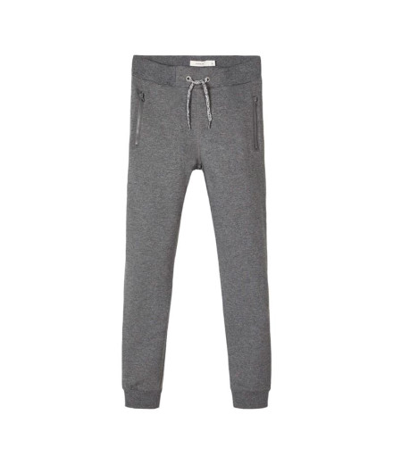 Pantalons name it honk Gris foncé Mélange Enfant