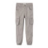 Pantalons Name it mryan Cargo R Twi 2222-Ba Elephant Skin Enfant