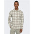Chemise Only & Sons gudmund Checked Homme Blanc Antique