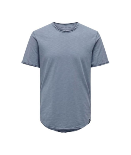 T-shirt Only & Sons benne Longy Nf 7822 Homme Flint Stone
