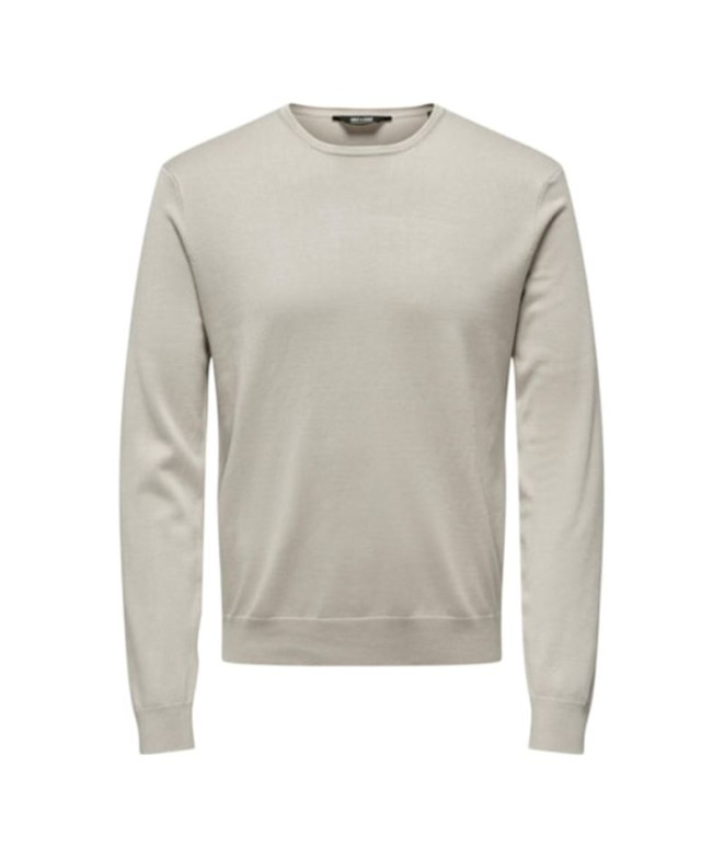 Jersey Only & Sons wyler Life Reg 14Crew Silver...
