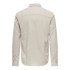 Chemise Only & Sons gudmund Slim 1-Pkt Solid Silver Lining Homme