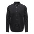 Chemise Only & Sons gudmund Slim 1-Pkt Solid Black Homme