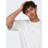 T-shirt Only & Sons millenium Ovz Bright White Homme
