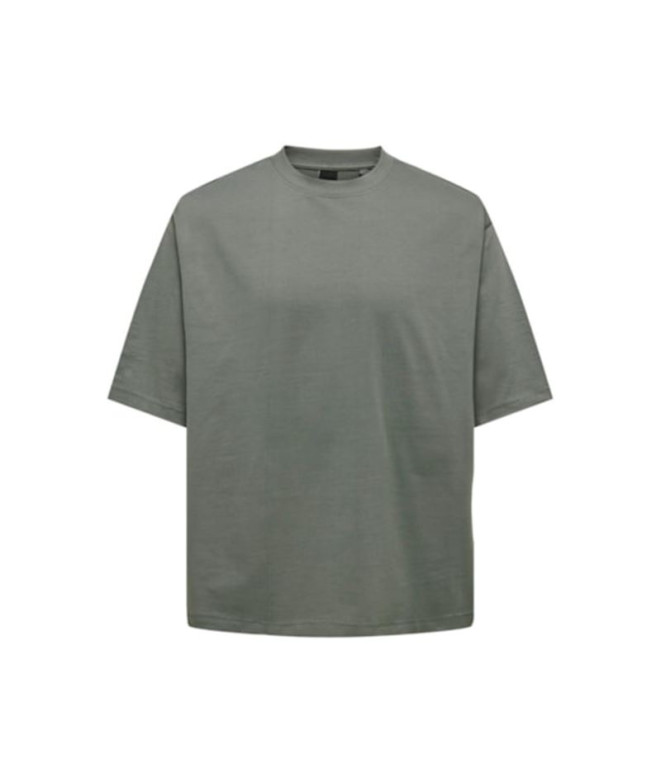 T-shirt Only & Sons millenium Ovz Homme Castor...