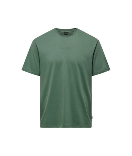 T-shirt Homme Only & Sons levi Life Dark Forest
