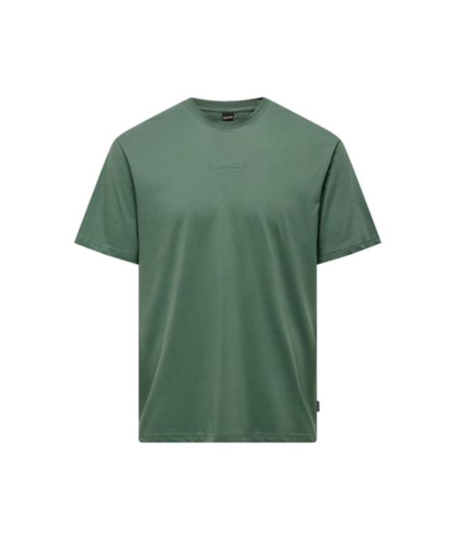 T-shirt Homme Only & Sons levi Life Dark Forest